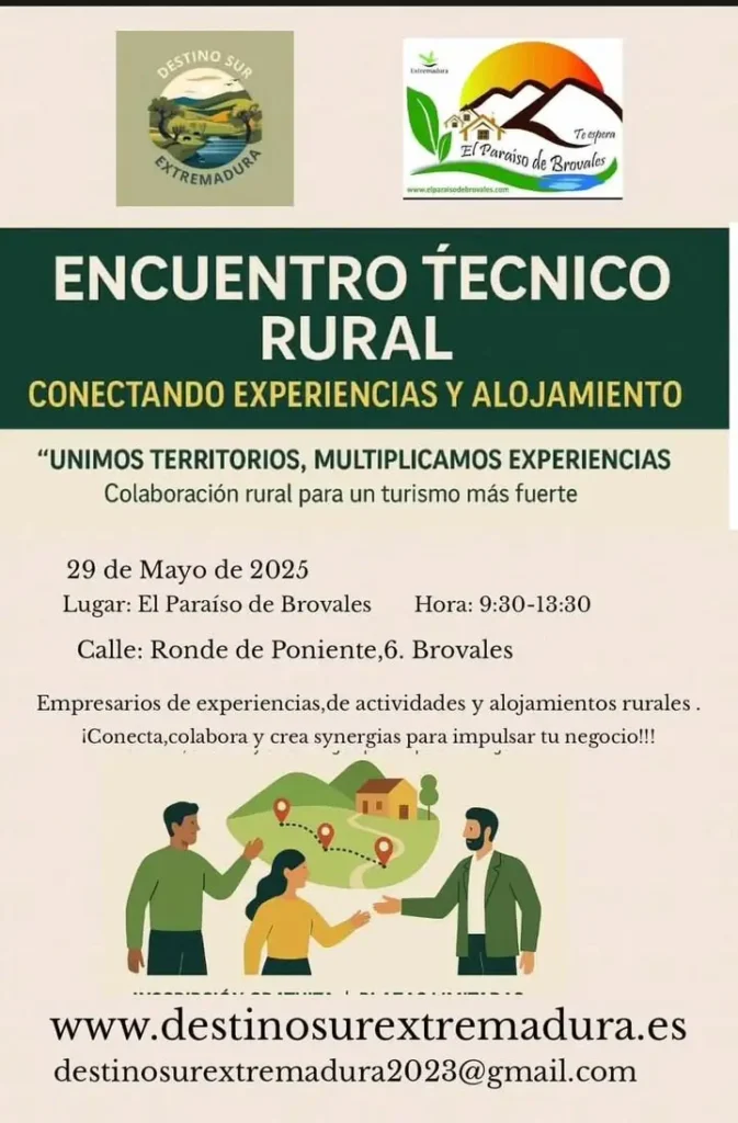Impulsa tu Negocio Rural: Encuentro Técnico "Unimos Territorios" en Brovales