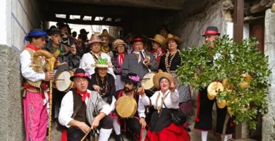 La Corrobra Estampas Jurdanas en Vilanova de Gaia con la fuerza ancestral del Carnaval Jurdanu